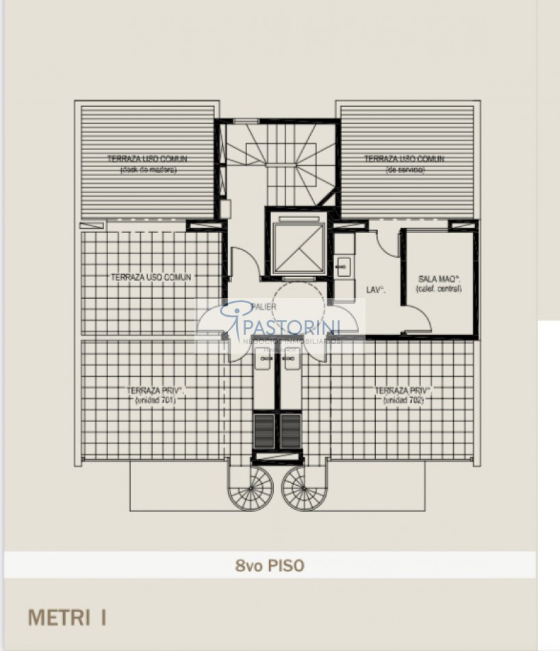 ALQUILAMOS SEMIPISO a ESTRENAR de 2amb en Plaza Mitre con Cochera +Terraza Privada y Baulera