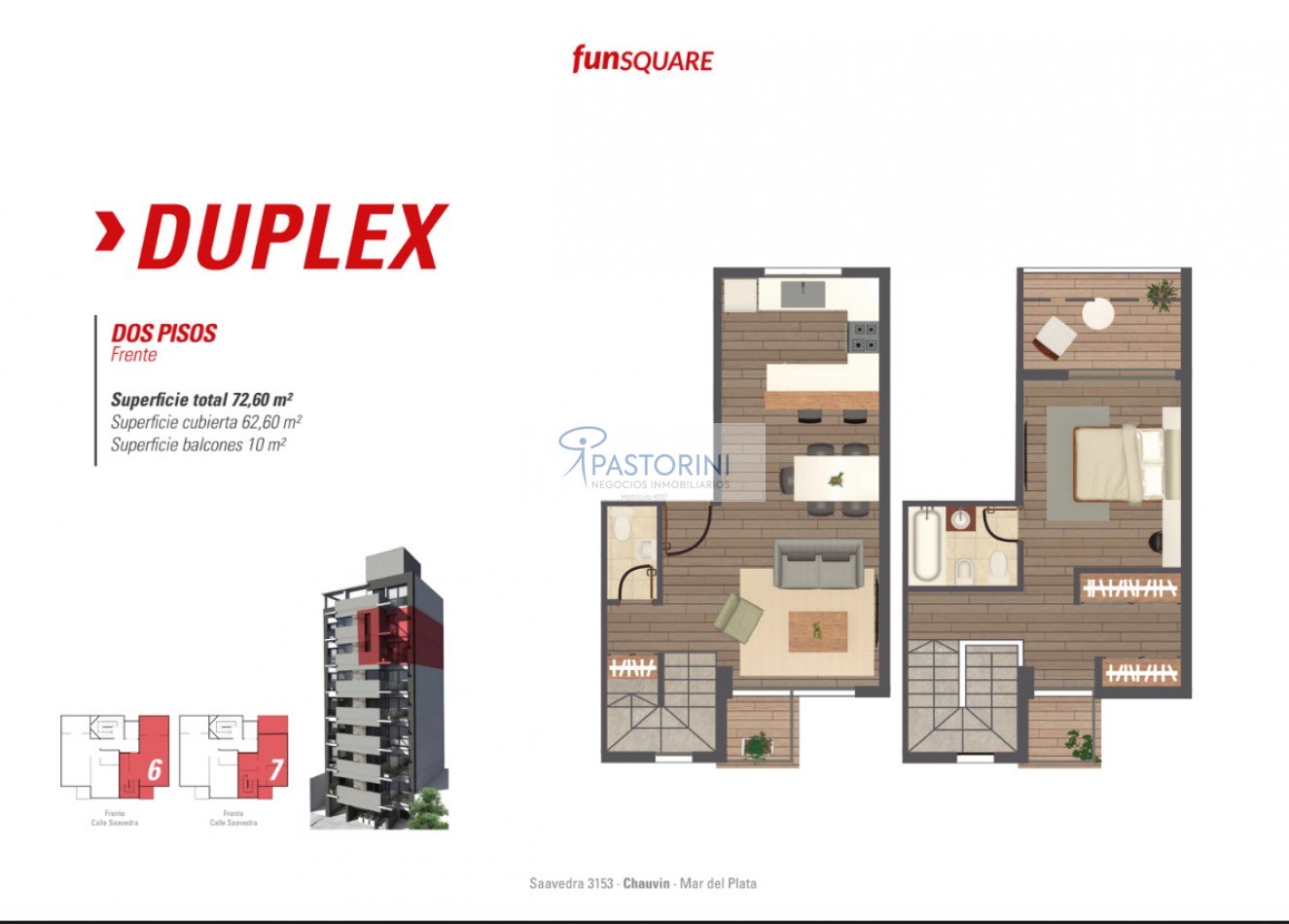 A estrenar Departamento en Duplex 2 amb en Chauvin